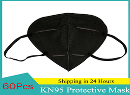 Foto van Beveiliging en bescherming 60pieces kn95 ffp2 mask mascarillas reusable mouth protective masks for a