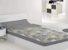 Foto van Huis inrichting nordic sack karamelo mod. star gray bedding. home textile. with filling