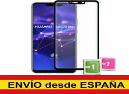 Foto van Telefoon accessoires protector glass tempered huawei mate to 20 lite black full front