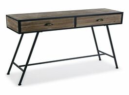 Foto van Meubels hall table with drawers franklyn wood 120 x 90 35 cm
