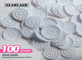 Foto van Schoonheid gezondheid wholesale eyelash glue holder gasket adhesive pallet extension pads stand on p