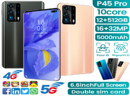 Foto van Telefoon accessoires new p45 pro smartphones android mobile phones 12gb 512gb face id unlocked hd fu