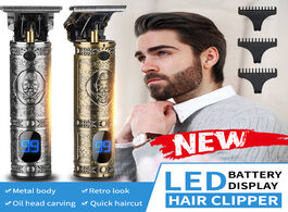 Foto van Beveiliging en bescherming usb rechargeable baldheaded hair clipper electric trimmer cordless shaver