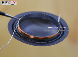 Foto van Elektronica hifidiy live 1 inch 25.4mm 25.5mm tweeter voice coil black silk membrane treble speaker 
