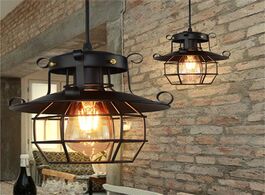 Foto van Lampen verlichting retro vintage industrial chandelier lampshade antique ceiling lamp for home cafe 