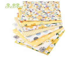 Foto van Huis inrichting printed twill cotton fabric the autumn yellow flower patchwork cloth for diy sewing 