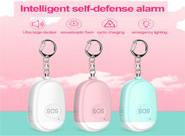 Foto van Beveiliging en bescherming personal handy alarm safety device keychain usb rechargeable emergency at