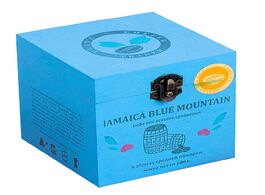 Foto van Food coffee beans jamaica blue mountain 100 gr. wooden jewelry box