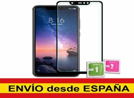 Foto van Telefoon accessoires protector glass tempered xiaomi to note redmi 6 pro black full front
