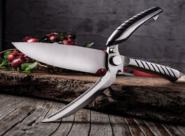Foto van Huis inrichting stainless steel multi function kitchen scissors shears detachable chicken bones scis