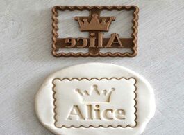 Foto van Huis inrichting custom name and crown cookie cutter biscuit can make your design baking molds tools
