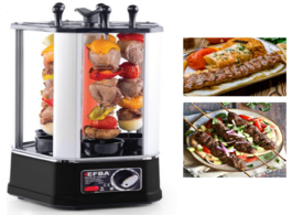 Foto van Huishoudelijke apparaten turkish kebab machine 1400 watt electrical shaslik shawarma bbq grill meat 
