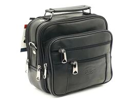 Foto van Tassen men s handbags classic geniune leather messenger bags travel business cell phone bag purse hi