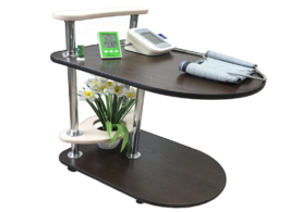 Foto van Meubels roll serving table 26 on wheels. furniture for the living room kitchen bedroom. bedside comp