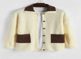 Foto van: Heren trui truien sweaters vesten button fly cardigan