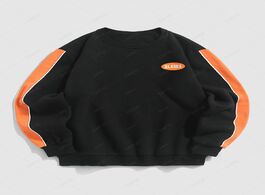Foto van: Heren hoodies sweatshirts color spliced alaska pattern sweatshirt