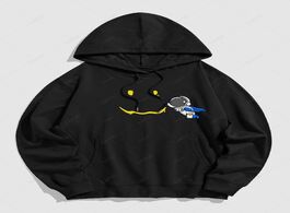 Foto van: Heren hoodies sweatshirts astronaut smile face graphic pullover hoodie