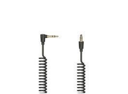 Foto van Hama audiokabel flexi slim spiraal 3 5 mm jack st. 90 stekker stereo 1 m luidspreker kabel