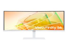 Foto van Samsung viewfinity s6 ls34c650tauxen monitor wit 