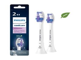 Foto van Philips tandenborstelset s2 sensitive 2 stuks sonicare mondverzorging accessoire wit