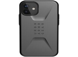 Foto van Uag civilian backcover iphone 12 mini telefoonhoesje grijs 