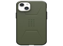 Foto van Uag civilian backcover magsafe iphone 15 plus telefoonhoesje groen 