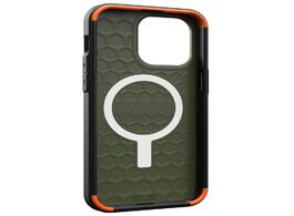 Foto van Uag civilian backcover magsafe iphone 15 pro max telefoonhoesje groen 