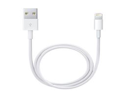 Foto van Apple lightning naar usb kabel 0 5m oplader wit