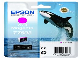 Foto van Epson t7603 vivid magenta orka inkt 