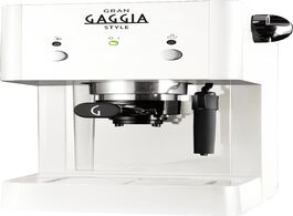 Foto van Gaggia gran deluxe espresso apparaat wit 