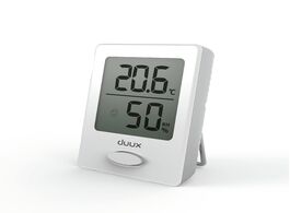 Foto van Duux sense thermometer hygrometer klimaat accessoire wit