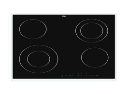 Foto van Etna kc360rvs keramische inbouwkookplaat zwart 