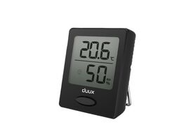 Foto van Duux sense thermometer hygrometer klimaat accessoire zwart
