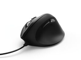 Foto van Hama ergonomische muis emc 500 met kabel desktop accessoire zwart
