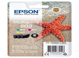 Foto van Epson multipack 3 colours 603 ink zeester inkt 