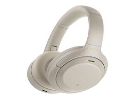 Foto van Sony wh 1000xm4 bluetooth over ear hoofdtelefoon zilver 