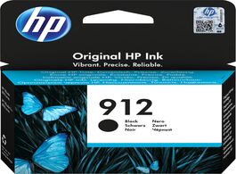 Foto van Hp 912 cartridge black inkt zwart 