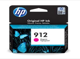 Foto van Hp 912 cartridge magenta inkt paars 