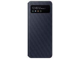 Foto van Samsung galaxy a41 s view wallet cover telefoonhoesje zwart 