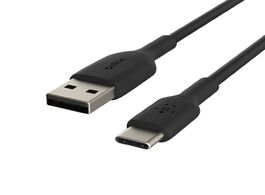 Foto van Belkin boost charge usb a to c cable 3m oplader zwart