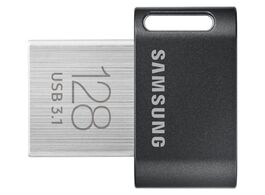 Foto van Samsung fit plus usb stick 128gb sticks zwart 