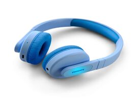 Foto van Philips tak4206bl 00 bluetooth on ear hoofdtelefoon blauw 