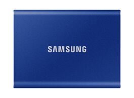 Foto van Samsung portable ssd t7 1tb externe blauw 