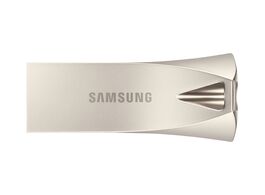 Foto van Samsung bar plus usb stick 128gb sticks zilver 