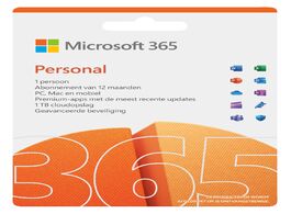 Foto van Microsoft 365 personal 12 maanden 1 apparaat digitale licentie software