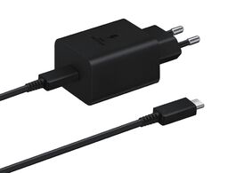 Foto van Samsung 45w power adapter incl. usb c naar kabel 1 8m oplader zwart