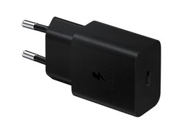 Foto van Samsung 15w power adapter incl. usb c naar kabel 1m oplader zwart