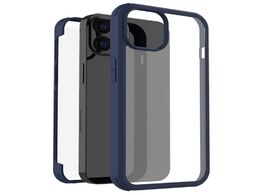 Foto van Accezz full protective cover voor apple iphone 13 pro telefoonhoesje blauw 