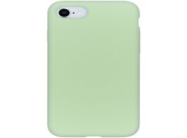 Foto van Accezz liquid silicone voor apple iphone se 2022 2020 8 7 telefoonhoesje groen