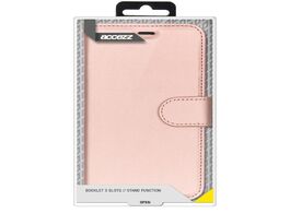 Foto van Accezz wallet case voor apple iphone 14 max telefoonhoesje roze 